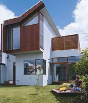 Run-down weatherboard turned light and airy